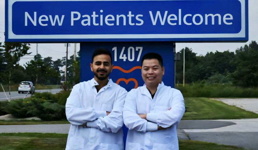 Bangor dentist smiling with patient
